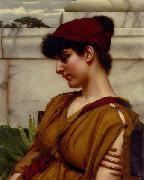 John William Godward A Classical Beauty In Profile Spain oil painting artist